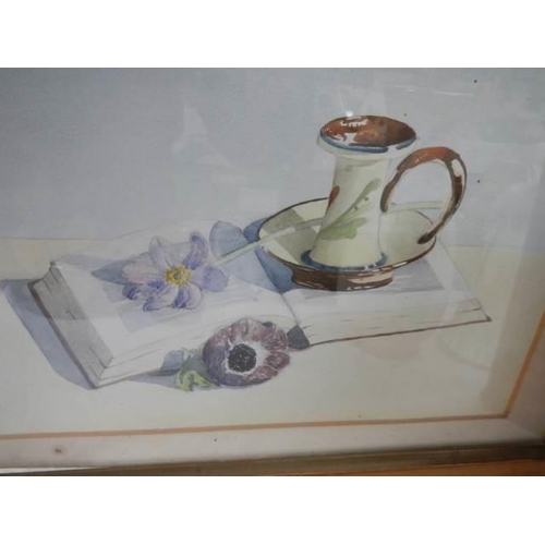 661 - A framed and glazed still life study, COLLECT ONLY.