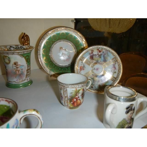 800 - A mixed lot of fine porcelain tea ware including oriental.