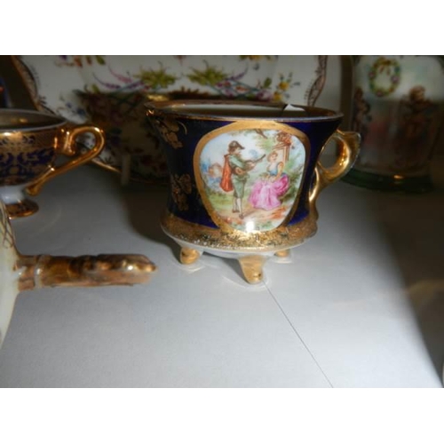 800 - A mixed lot of fine porcelain tea ware including oriental.