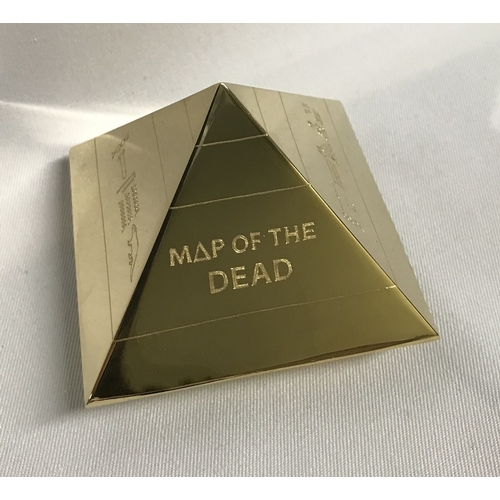 1121 - An 18ct gold Pyramid which was awarded as prize for solving of the puzzle in the book Map of the Dea... 