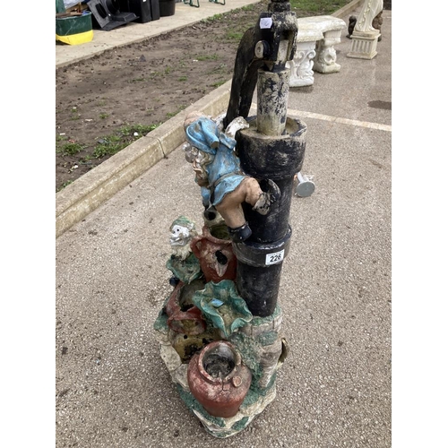 226 - A resin water pump with gnomes