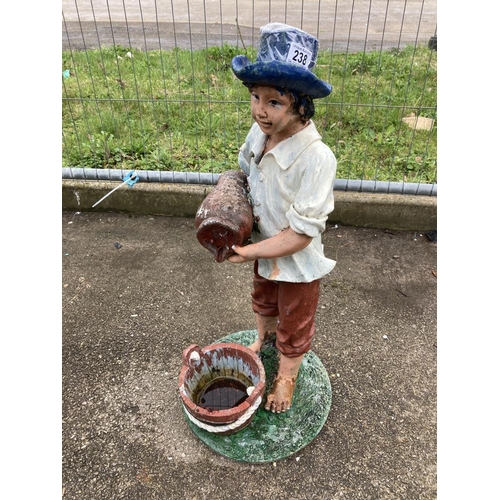 238 - A Water feature boy with urn