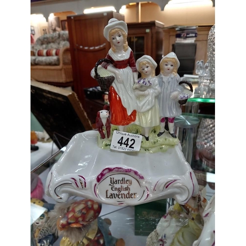 442 - 2 Yardley English lavender point of sale display stands