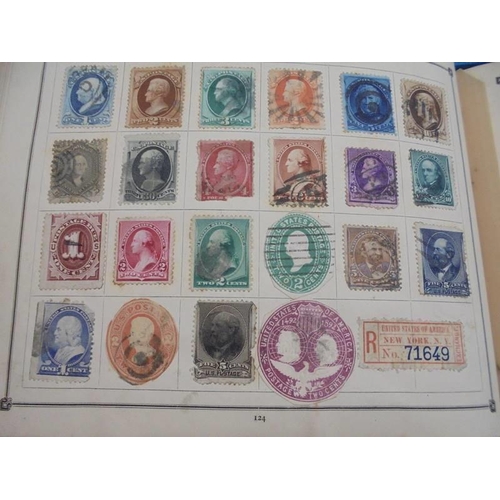 1172 - An early stamp album including penny black, 2d blue, Victorian, European, Commonwealth and a folder ... 