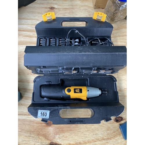 160 - A JCB rechargeable screwdriver set