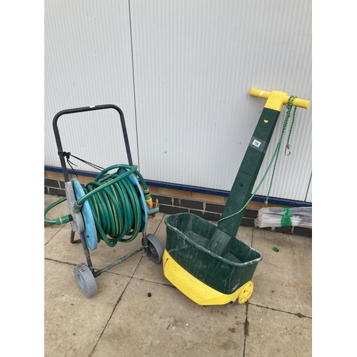 199 - A Spreader & Hose on trolley