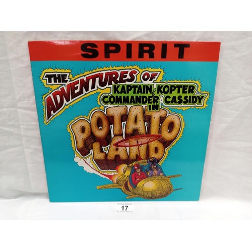 17 - Spirit The Adventurers of Kaptain Kopter & Commander Cassidy In Potato Land. Beggard Banquet label C... 