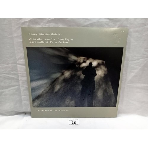 28 - Kenny Wheeler Quinted The Widow La The Window Cat No ECM1417 Jazz Vinyl Nr Mint Cover Ex