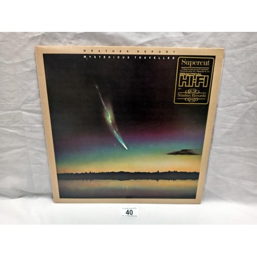 40 - Weather Report Mysterious Traveller Rare Wimbus Supercut LP CBS, 580027 1974 Vinyl Nr Mint, Cover Ex