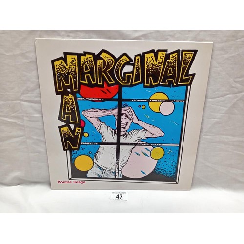 47 - Marginal Man Double Image Double A Rewards, AA017 1989 Punk. Vinyl Nr Mint Cover Ex