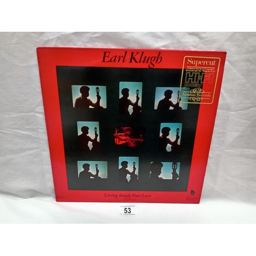 53 - Earl Klugh Living Inside Your Love Rare nimbus supercut LP. Liberty BAG20009 1976. Vinyl Nr Mint Cov... 