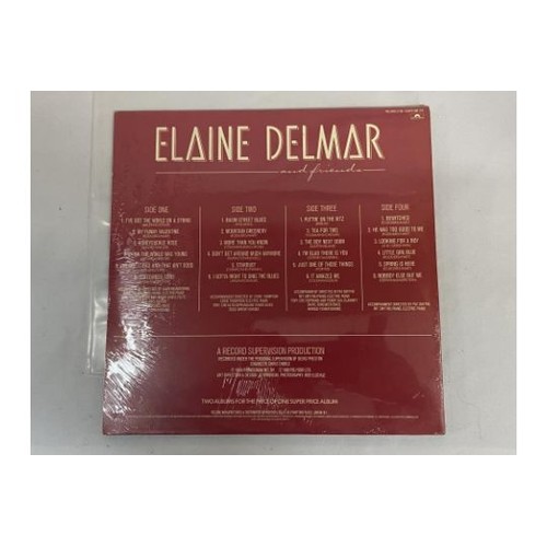 74 - Elaine Delmar Elaine Delmar & Friends 2 x LP, Jazz Sealed. Polydor 1980 2681 010 Vinyl Mint Cover Nr... 