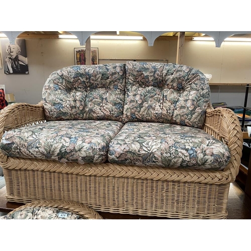 479 - A conservatory settee & chair