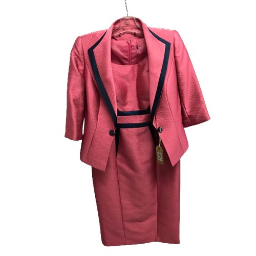 2006 - Italian tailored suit and dress, mother of the bride collection, new pink and navy trim, VERI INFANT... 