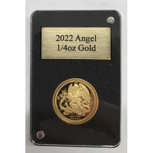 1165 - A Rare Limited Edition Gold And Silver Angel Coin Set, Comprising Limited To 52 a Gold 1 oz and Silv... 