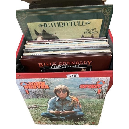 110 - A Box of Pop / Rock LPs including Elton, Jethro Tull, Wings etc