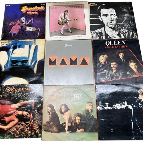 77 - 20 Rock / Pop LPs including Grapefruit, Bowie etc