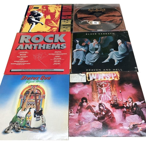 78 - 14 Rock LPs including Eryphon 1st press