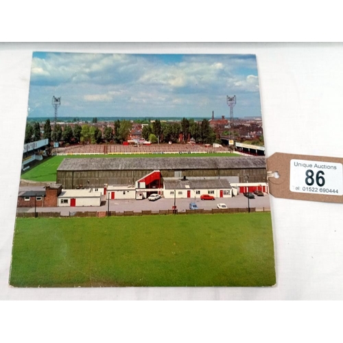 86 - Rare The Imps 1983 Lincoln City FC squad 45. Rcm Ex con, Cover ex con