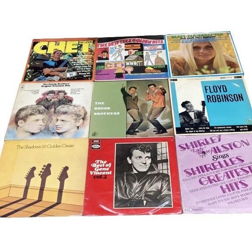 90 - 30, 50/60s LPs including Elvis, Kinks etc