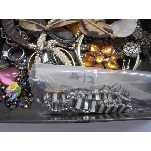 1090 - A mixed lot of jewellery including some silver, cameo, marcasite etc., 40 items approximately.