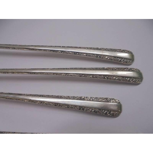 1099 - Eight Towle Sterling Ice Tea/Sundae spoons marked 