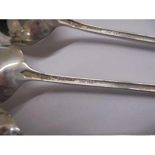 1099 - Eight Towle Sterling Ice Tea/Sundae spoons marked 