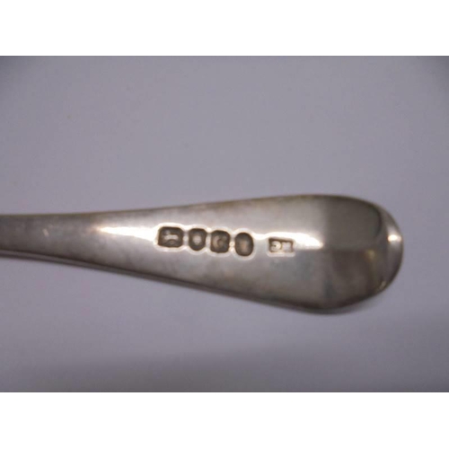 1100 - Two silver dessert spoons London 1795 Steven Adams and 1798 Richard Crossley, Approximately 80 grams... 