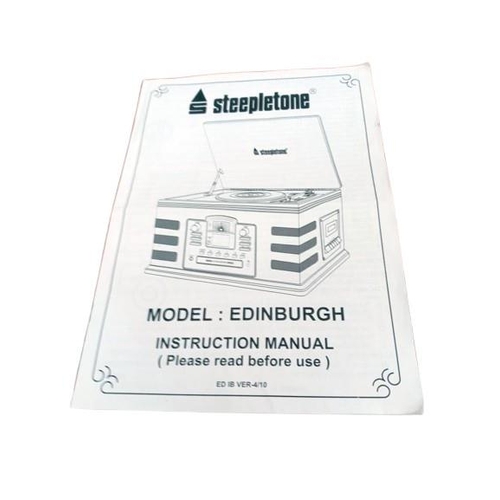 169 - A Steepletone Edinburgh record player, CD & Radio