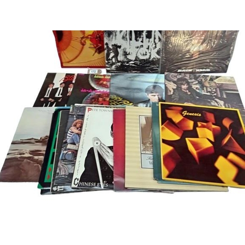 172 - 21 Pop LPs including Kate Bush, Pete Townsend etc