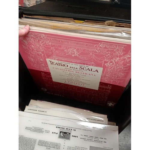 222 - A box of classical LPs