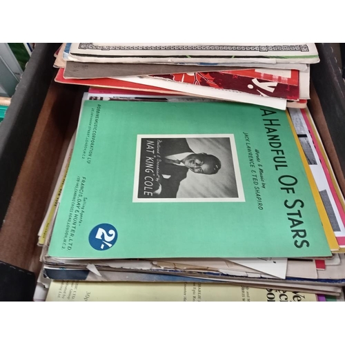 228 - 2 Boxes of sheet music