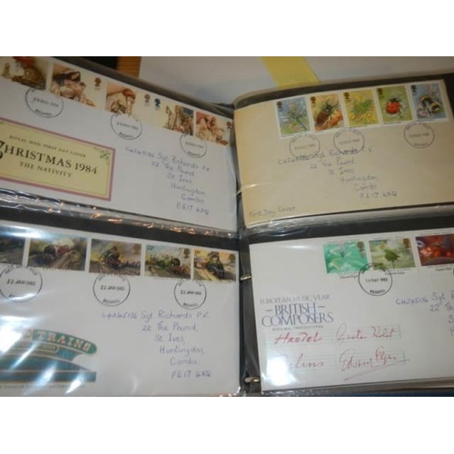 340 - An album of approximately eighty first day covers.