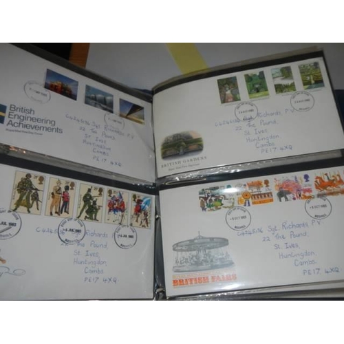 340 - An album of approximately eighty first day covers.