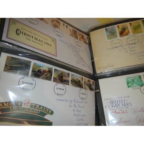 340 - An album of approximately eighty first day covers.