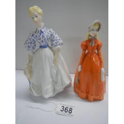 368 - Two Royal Worcester figurines.