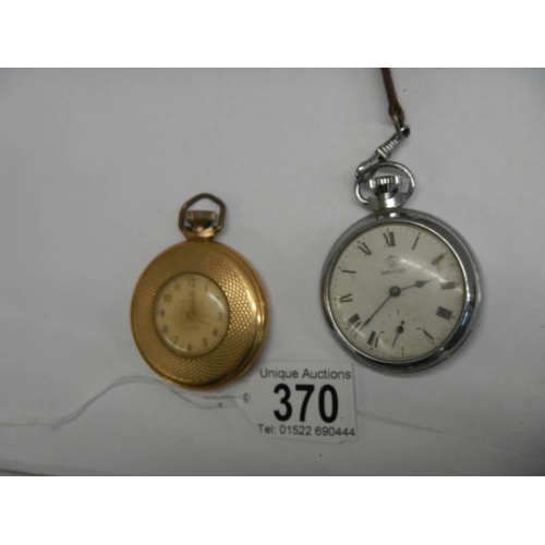 370 - Two vintage pocket watches.