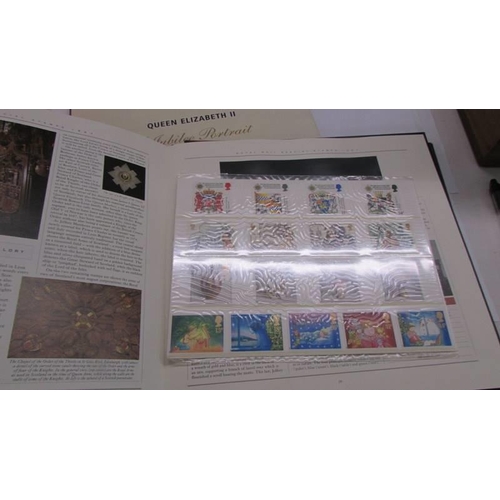 1194 - A 1987 Royal Mail stamp book, A Queen Elizabeth II Portrait in Stamps book and a set of butterfly st... 