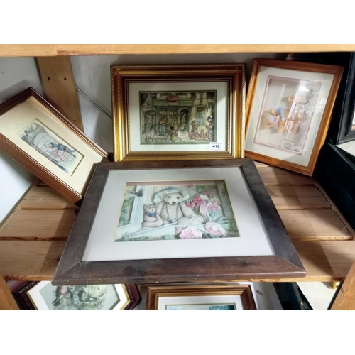 422 - 8 Box framed 3D pictures