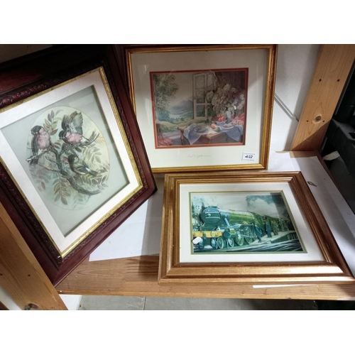 422 - 8 Box framed 3D pictures