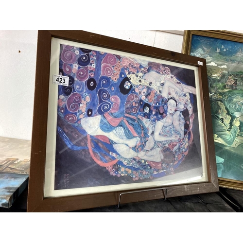 423 - A quantity of mythical themed prints