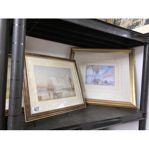 427 - A quantity of prints in good frames