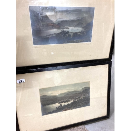 428 - 3 Framed & Signed watercolours