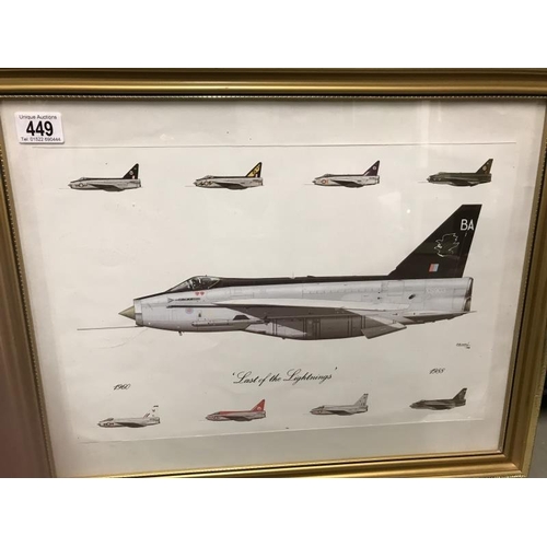 449 - 5 aircraft prints