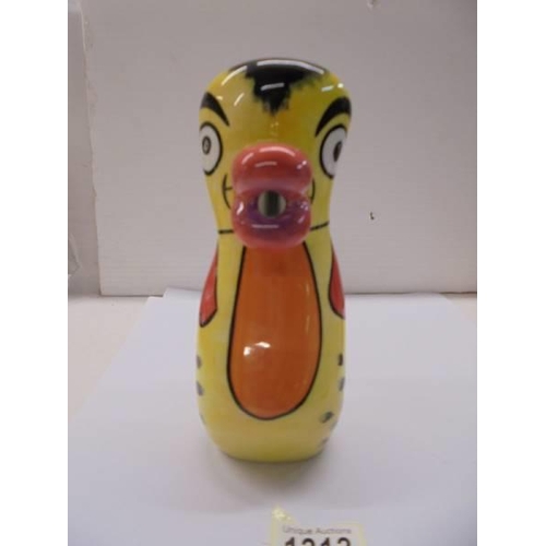 1313 - A signed Lorna Bailey bird jug.