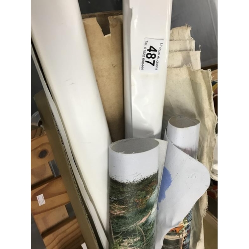 487 - A quantity of posters AF