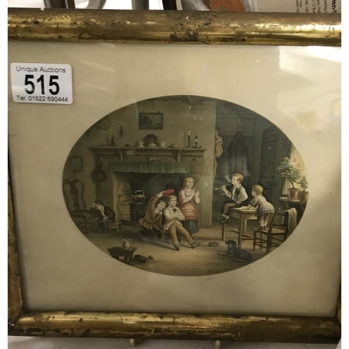 515 - A quantity of framed and glazed pictures