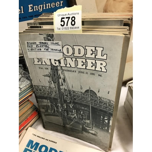 578 - A Collection Model Makers Magazines and Railway World magazines