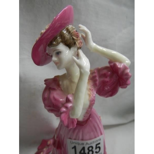 1485 - A Coalport figurine, Victorian Rose.