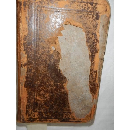 1499 - A 19th century copy of the New Testament, back cover distressed.